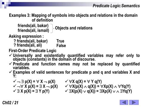 Image result for Predicate Logic Examples