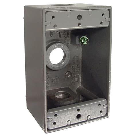 Buy Hubbell-Bell 5320-0 Raco Single Gang Weatherproof Box, 3-1/2-Inch ...