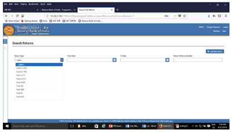 FIRMS PORTAL - RBI COMPLIANCE - FOREIGN DIRECT INVESTMENT (FDI ...