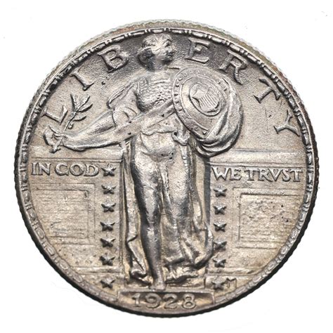 Lot Detail - 1928 US SILVER 25C STANDING LIBERTY QUARTER DOLLAR COIN