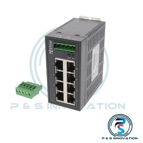 Industrial Ethernet Switches - ATOP 8 Port Industrial Ethernet Switch ...