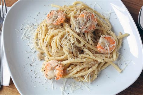 Cacio e Pepe with Shrimp - The Culinary Exchange