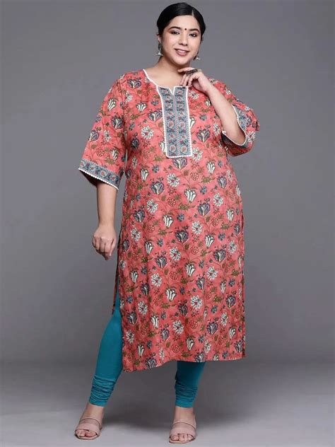 Buy Trendy Plus Size Kurtis for women Online| Libas