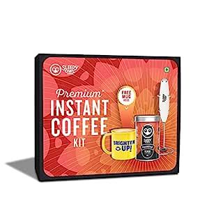 Sleepy Owl Premium Instant Coffee Kit | A pack of - Hazelnut Premium ...