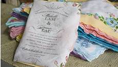 Handkerchief Wedding Invitation by Handkerchief Wedding Invitations Rustic Wedding Chic Handkerchief Wedding Invitation
