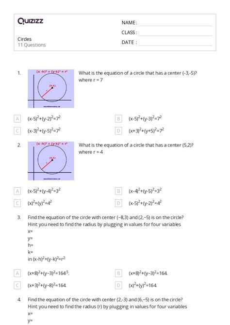 50+ circles worksheets on Quizizz | Free & Printable