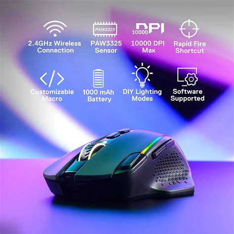 Taipan Pro M810 PRO RGB Mouse - Wireless Gaming Mouse – Simply Gaming
