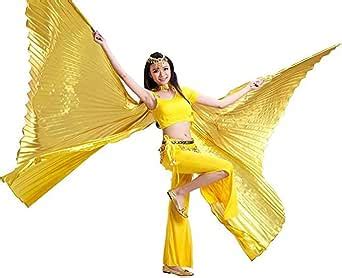 Buy Pipravtra Fancy Dress Shining Isis Belly Dance Wings Without Stick ...