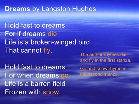 Words That Rhyme With Dreams In A Poem at Dale Mack blog