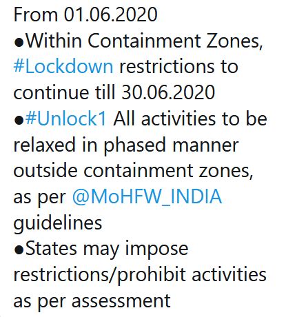 Lock Down 5.0 Notice Download Lockdown 5.0 Guidelines In India ...