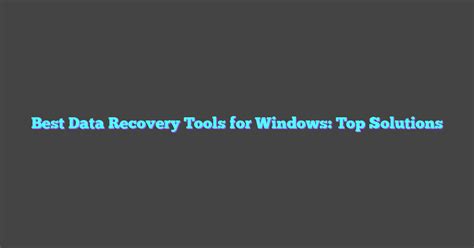 Windows Data Recovery Tools 的图像结果