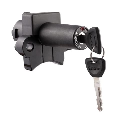 Deutsche Metal Black Painted Finish New Ignition Lock Fit For Hero ...