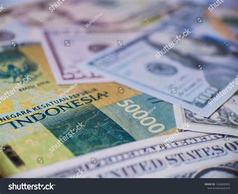 United States Currency Dollar Indonesian Currency Stock Photo 1920690452 | Shutterstock - currency of indonesia to usd