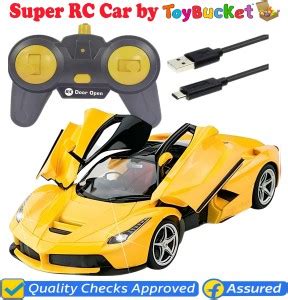 ToyBucket Super RC 1:16 Scale Rechargeable Car with Doors Opening ...