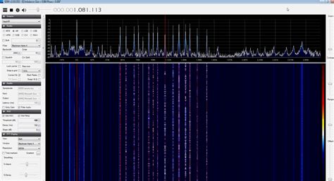 HackRF for Spectrum Analysis 的图像结果