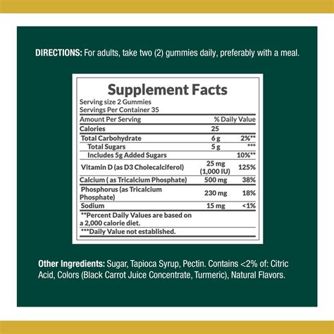 Buy Nature's Bounty Calcium + Vitamin D3 Gummies, Multi-Flavored, 70 Ct ...