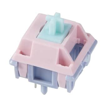 SUEHIODHY Linear Pre Lubed Switch Set 35 Pieces 5 pin Pink Purple ...