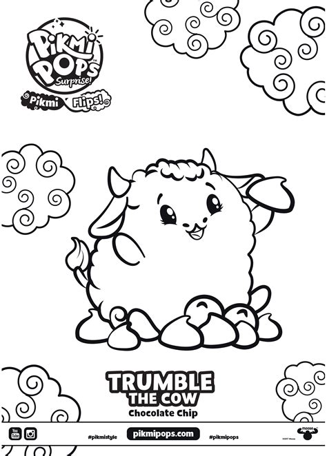 Pikmi Pop Donut Coloring Pages Coloring Pages