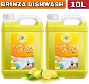 BRINZA Non Acidic dish wash Liquid Detergent combo(10L) Dish Cleaning ...