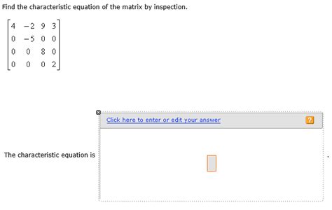 Image result for Characteristic Matrix