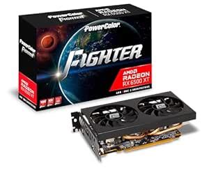 Amazon.in: Buy PowerColor Fighter RX6500XT Graphics Card, 8GB GDDR6 ...