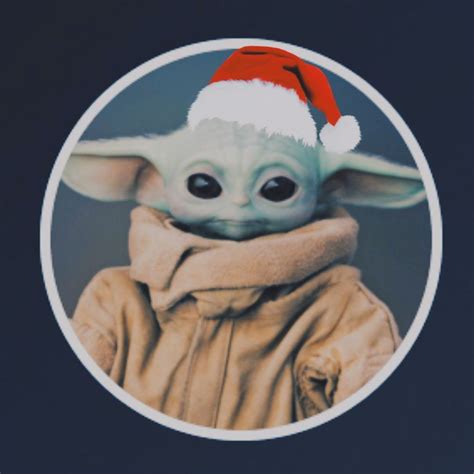 Christmas Baby Yoda Icon babyoda freetoedit christmas...