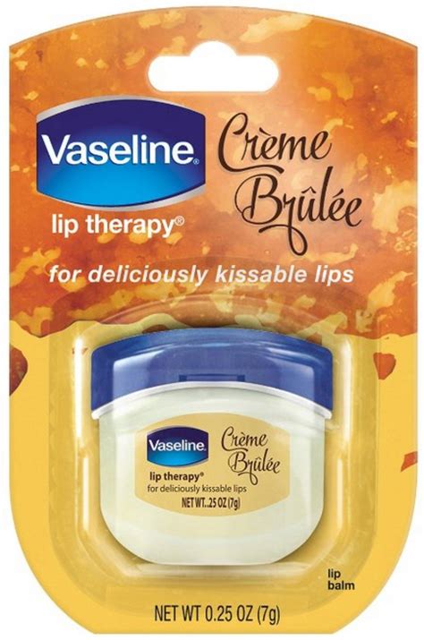 Buy Vaseline Lip Therapy Lip Balm, Creme Brulee 0.25 Oz, 1 Count ...