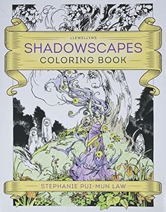 Llewellyn's Shadowscapes Coloring Book : Law, Stephanie Pui-Mun: Amazon ...