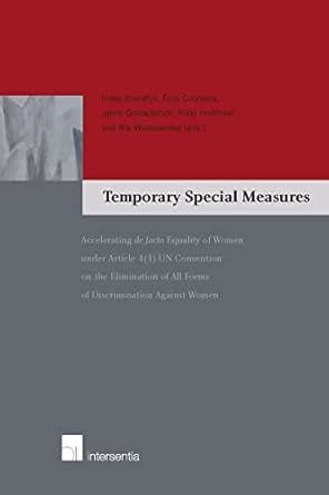 Buy Temporary Special Measures: Accelerating De Facto Equality of Women ...