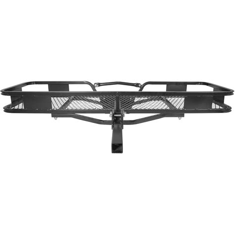 Titan Ramps60 X 20 Hitch Mounted Steel Cargo Carrier Basket ...