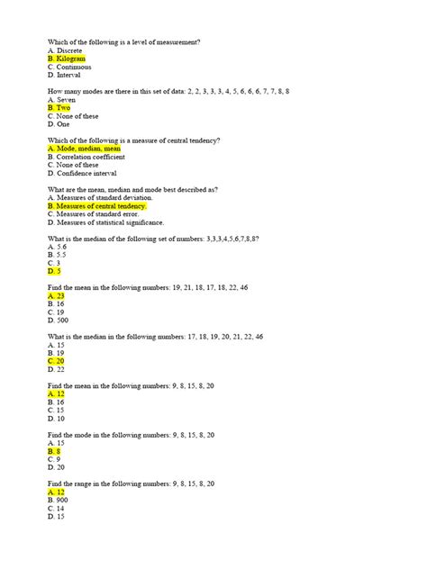 Sample Statistics Questions 的图像结果