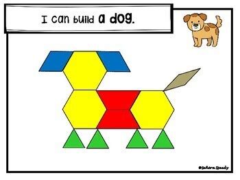 Animals Pattern Block Puzzles - Pets by Senora Speedy | TpT