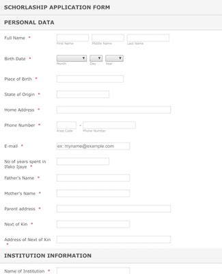 Image result for Professional Program Application Form