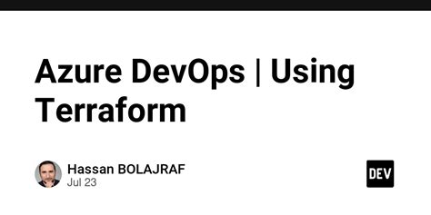 Azure DevOps Terraform 的图像结果