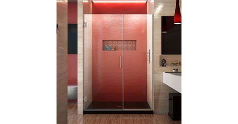 DreamLine SHDR-244707210-04 Unidoor Plus 72" High x 47-1/2" Wide Hinged ...