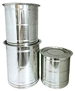 Buy VN ENTERPRISES Stainless Steel Storage Heavy Atta Container/Kothi ...