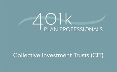 Collective Investment Trusts (CIT) Video Overview with Val Ferrara ...