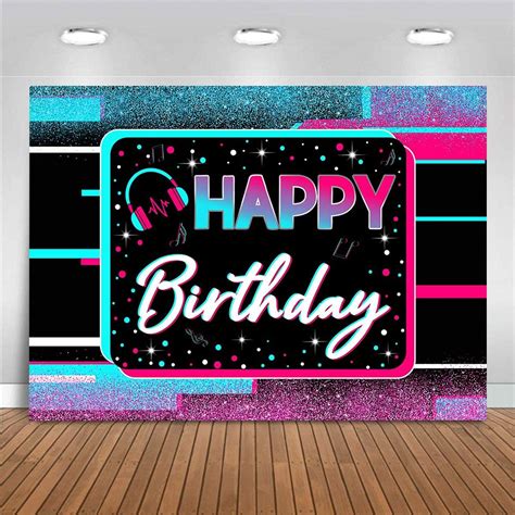 Mocsicka Music Theme Birthday Party Backdrop Musical India | Ubuy