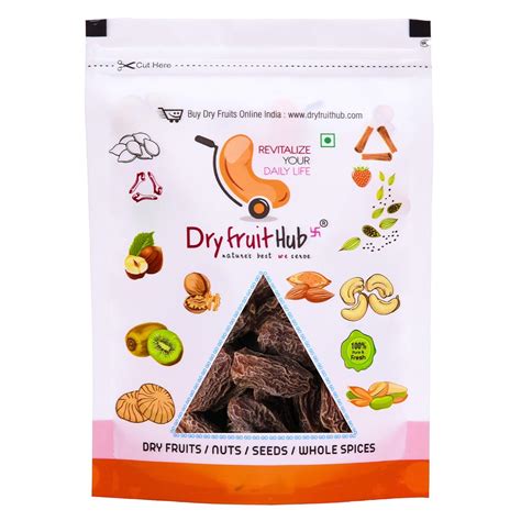 Dry Fruit Hub Black Dry Dates/Khejur 1Kg, Black Sukha Khajoor/Khajur ...