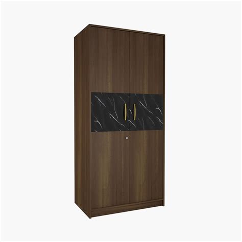 Buy Noir Novelty Two Door Wardrobe- 90 cm x 195 cm from Home Centre at ...