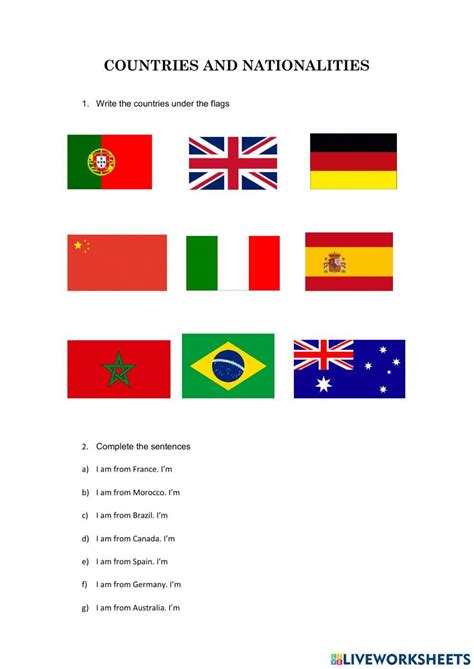 Countries Worksheet 的图像结果