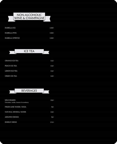 Menu at @Nine, Ahmedabad