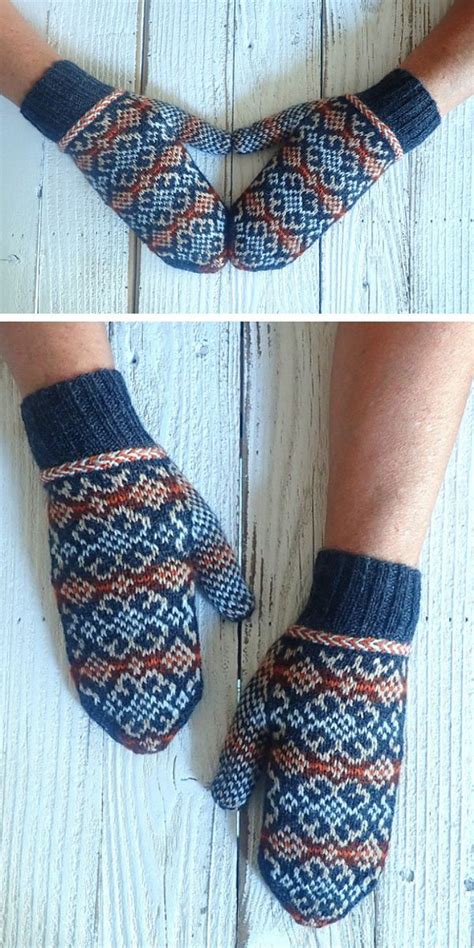 32 Easy Knitted Mittens Patterns for Comfy Winter Warmth - Pattern Center