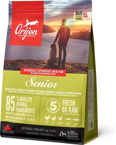 ORIJEN Senior Dry Dog Food, Grain Free Dry Dog Food for Senior Dogs ...