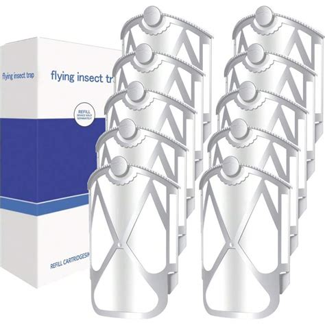 10 Pack For Zevo Flying Insect Trap Refill - Insect Trap Refill Kit ...