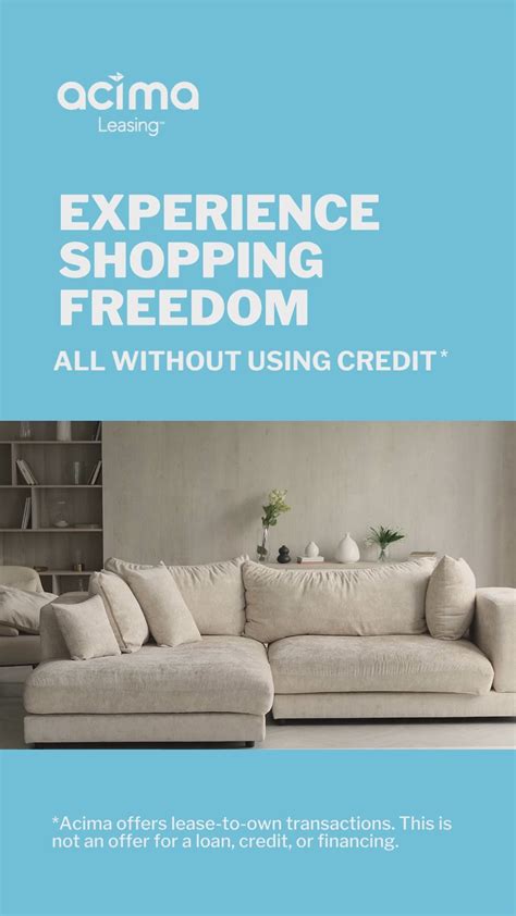 ACIMA Lease-to-Own: $50 Down, No Credit Check | Ken's Warehouse