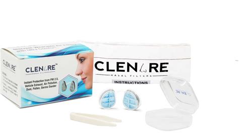 Clenare Nasal Filters - Invisible Nose Air Filters (Superior to Face ...