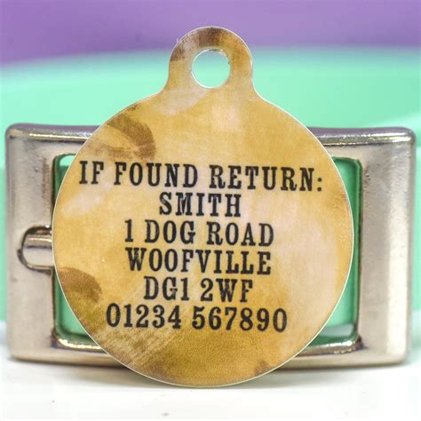 Wild West WANTED Dog ID Tags Cowboy Themed Dogs Tag for Pet Collar ...