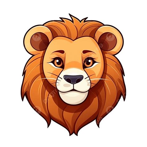 Cartoon Lion Face