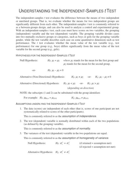 Image result for Independent Sample T-Test Example Solved